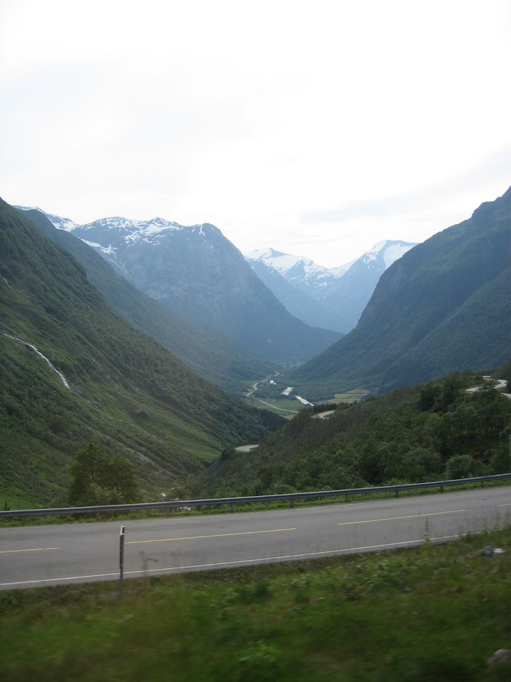 Påväg upp till glaciären i Stryn.. Foto: Carl-Johan Holm. Åkare: -.-.