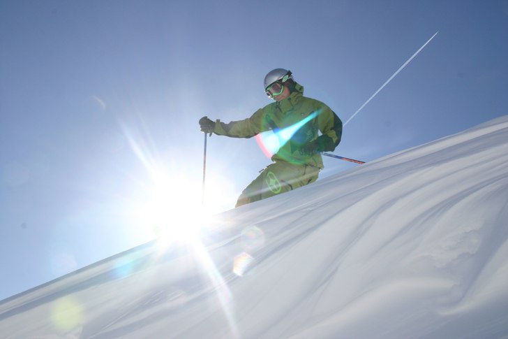 Jag och pappa var ute och letade lite sköna plats. Foto: Tomas Johansson. Åkare: Gustav Ekroth.