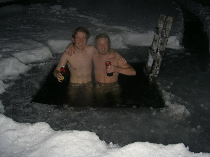 Lite svalt.... Foto: Mr Jonsson. Åkare: Olle och Jon.