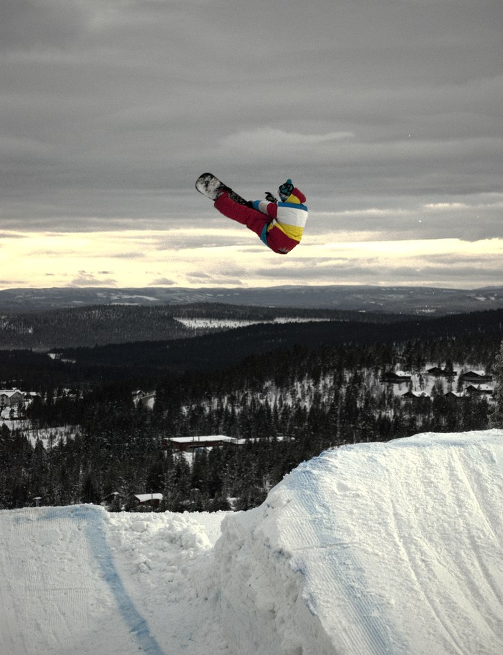 Bs 540 indy i Tandådalens Arena.. Foto: Jonas Frid. Åkare: Joakim Hamrin.