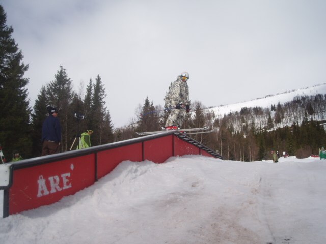 Rail i raillinjen... Foto: Stefan Persson. Åkare: Leo Olofsson.
