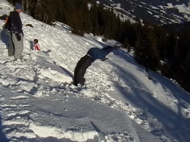 Lek i snön. Foto: Frida Nordin. Åkare: Jag.