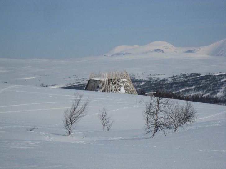 Restaurang 1000 Ramundberget med Helags. Foto: Frippe.