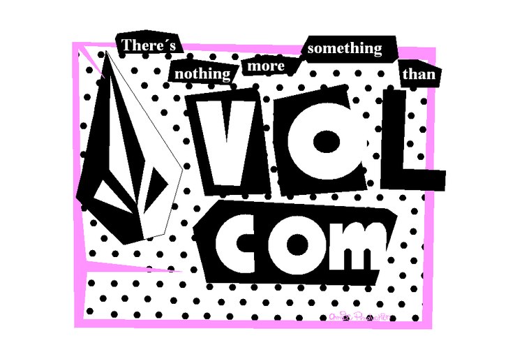 Jag som gjort i paint :) Volcom. Foto: Jag.