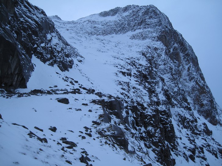Fin åpen renne som har en barsk exit på hylle re. Foto: tripman.