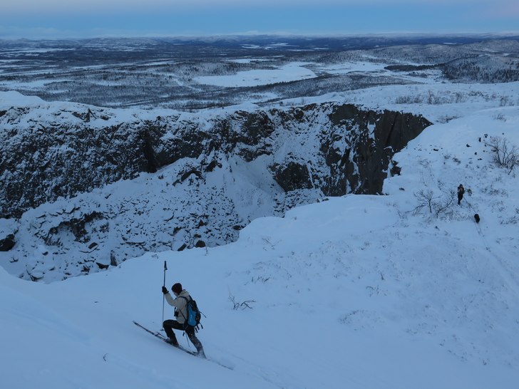 Pertturännan syns i norra änden av grustrejkshå. Foto: tryggve tirén.