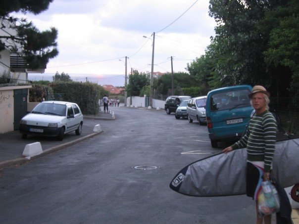 På väg mot ett kvällssession. Foto: Jon Cash. Åkare: Anders.