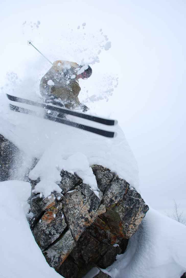 Dropp i Vemdalen. Foto: Philip Bodell. Åkare: Martin Mohage.