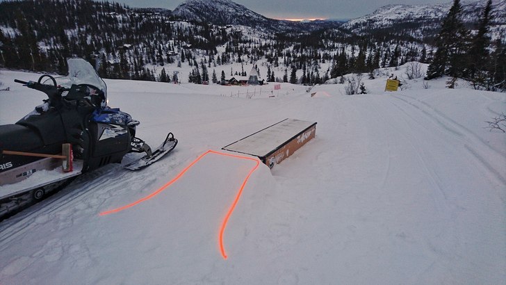 Parklinja åpen :)
Klar for n fin dag med ny park .