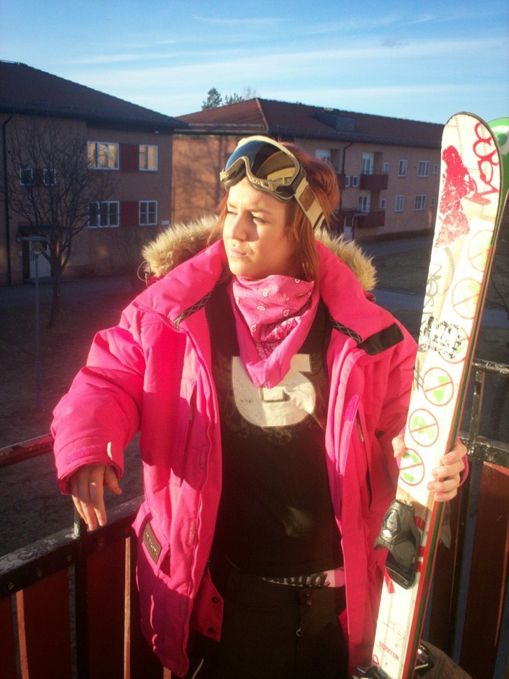 Foto: min kompis :). Åkare: johanna lindblom.