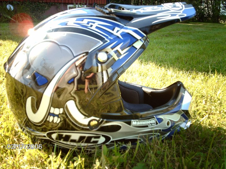 Min snygga hjälm. Foto: Johanna.