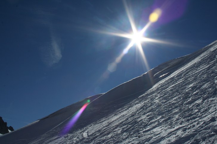 En lugn søndagstur med perfekt vær. Synd at sole. Foto: Hans RW. Åkare: Valle Blanche.