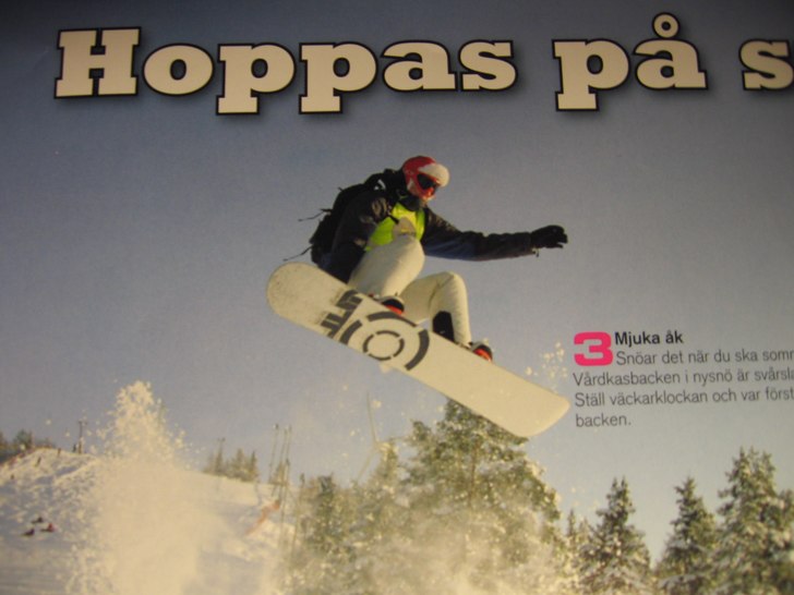 såg bilden i en tidning ful som fan jävla pappar. Foto: någon tidning. Åkare: kim bylund.