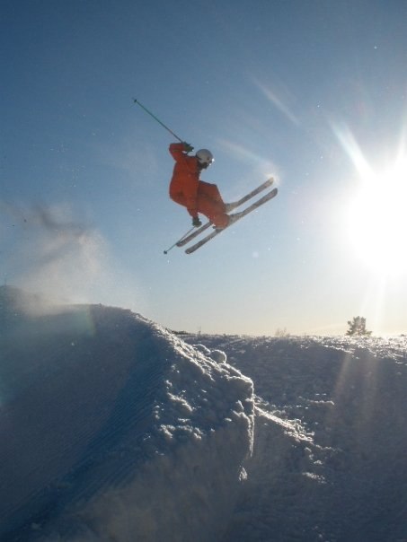 Härlig dag i parken!. Foto: Hanna Sigland. Åkare: Andreas Sjöbeck.