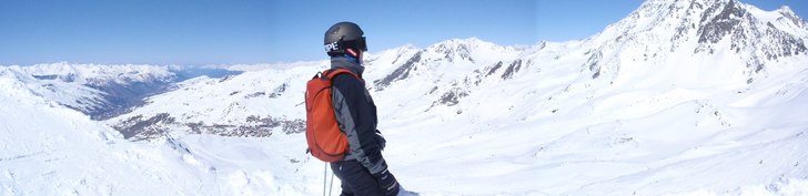 Utsikt över Val Thorens :). Foto: David Heigis. Åkare: David Heigis.