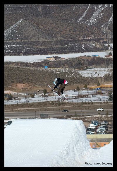 En Trucker 5 i sista hoppet i X-games parken.. Foto: Marc Solberg. Åkare: Unknown.