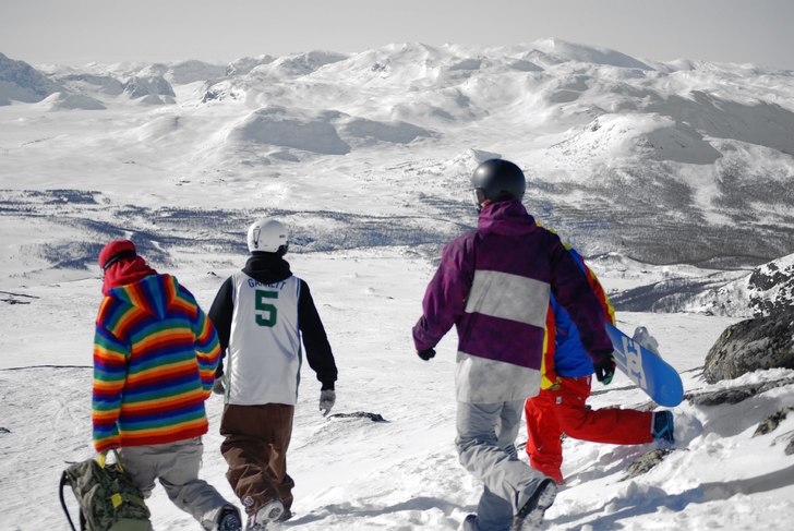 Filmtripp till Hemsedal.. Foto: Jonas Frid. Åkare: Markus Rehn, Joakim Hammar.