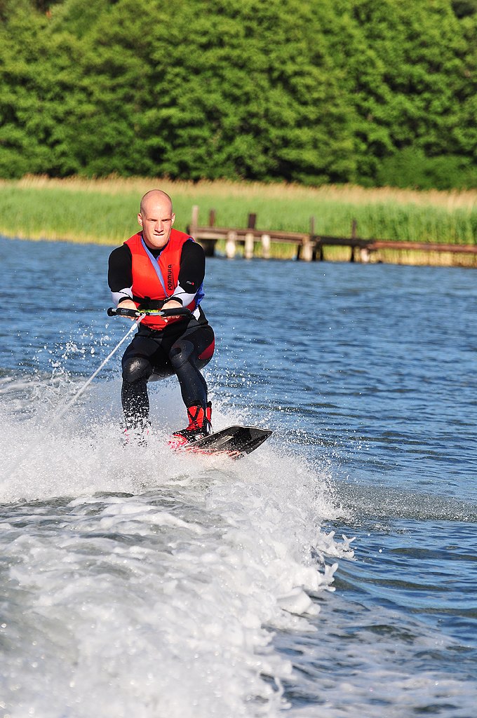 Denna åkare är total nybörjare. Första gången. Foto: Daniel Skilberg.