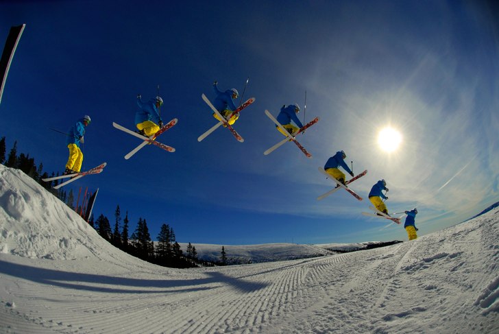 En riktig klassiket, mutegrab!!. Foto: Erik Hammarsten. Åkare: Gustav Brommé.