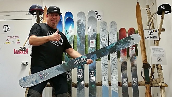 Icelantic Skis 2019 på Lager!!. Åkare: P Ahlström.