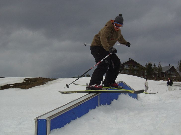 softa rails i Grönklitt. Foto: Johan Berglund. Åkare: Christoffer Boström.