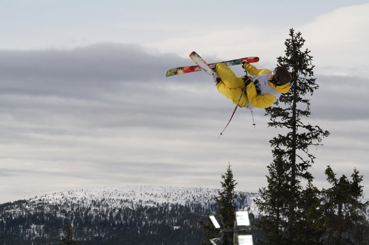 Tog lite kort på uppvärmningen innför SGA.. Foto: Hampus Johansson. Åkare: Maximilliam Smith.