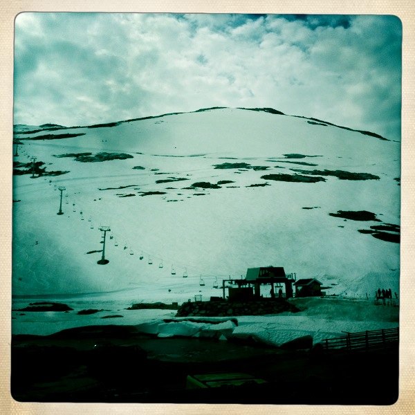 Blid på backen.... Foto: JAg.