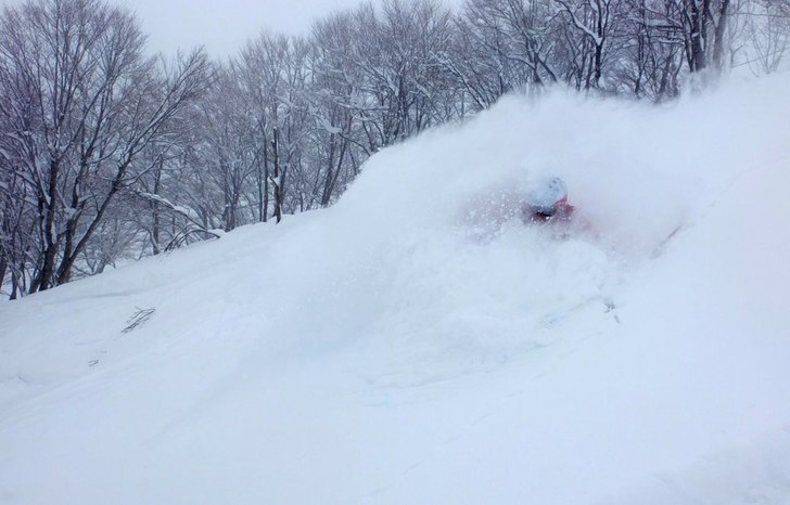 Sanslöst puder i Happo. Foto: Erik Arvidsson. Åkare: Joacim Torkelson.