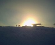 Invigningsdagen av nya 6 stols liften i Vemdalen.. Foto: Caroline Söder.