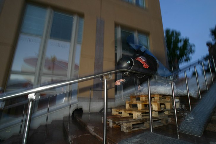 Det gick lite för långsamt på bäda. Foto: Jonas Ahlman. Åkare: Jensa.