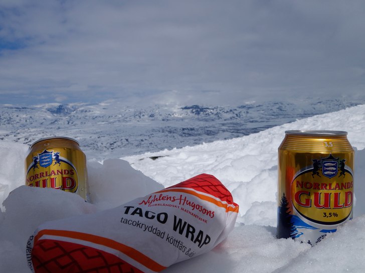 Toppenlunch, Vassijaure, maj -15..