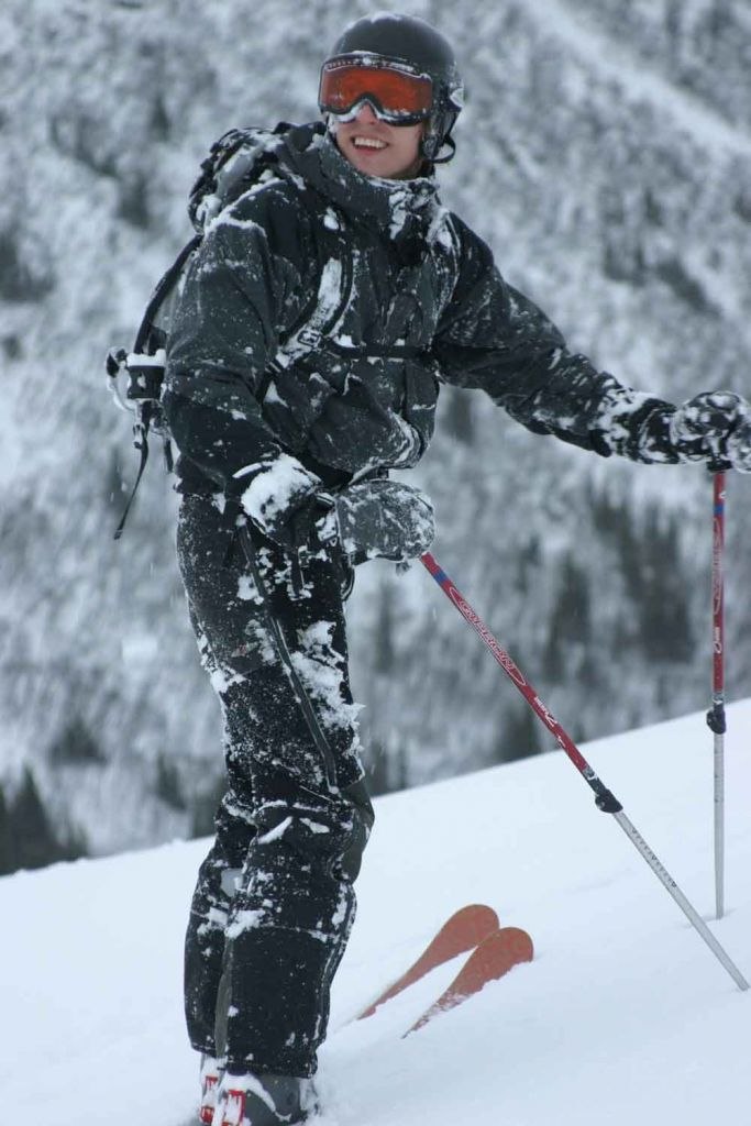 Lössnö på en nordsida.. Foto: Johan Johansson. Åkare: Johan Källvik.