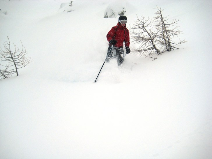 Som sagt sista dagen var det mycke snööö!!. Foto: Andreas Cardesjö. Åkare: Jonas Byding.