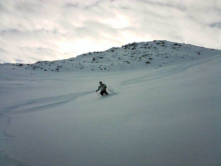 Puderåk, med Cattrax, 2 dgr efter stor dump!. Foto: Cattrax. Åkare: Johan Frykendahl.