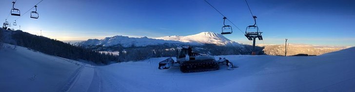 -1 og vindstille
Velkommen til en fin dag på Gaus.