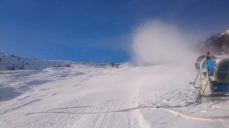 Snøproduksjon! 
Nok en kuldeperiode, og snøanleg.