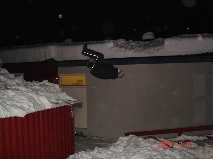 Jag och några kompisar var på skidläger i Trysi. Foto: Pontus. Åkare: Adam/Jag.