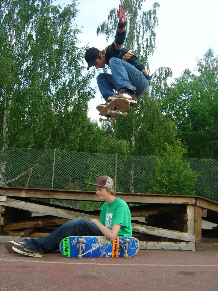 gurra fick ont i huve den gången jag missa :). Foto: Johannes F. Åkare: Rickard.