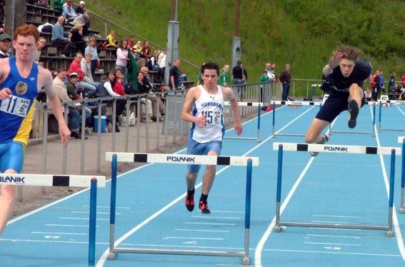 Jag är längst till höger. Foto: någon. Åkare: Nicklas Nilsson.