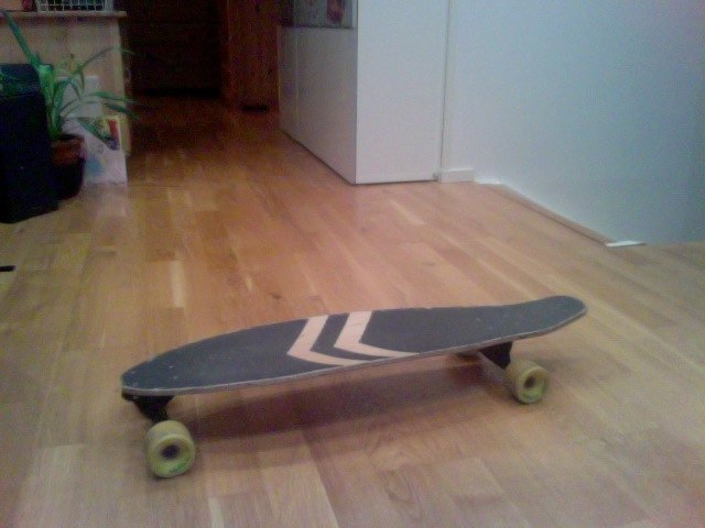 Mitt första longboardbygge. Foto: Oskar Vesterlund.