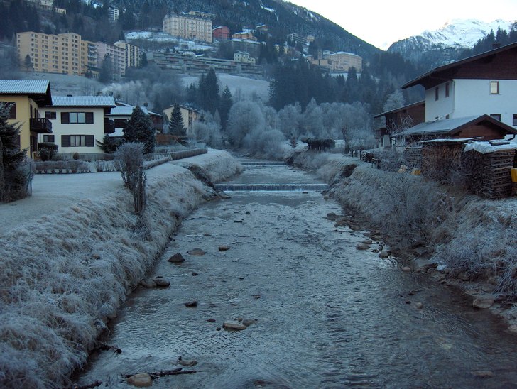 Gasteinerache som rinner genom Gasteinerdalen.. Foto: Patric Peippo.