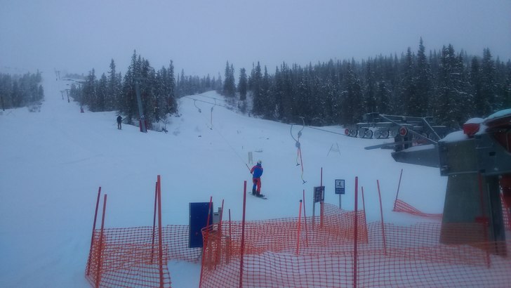 Velkommen til ny dag i Fjellparken
Kjempefint før.