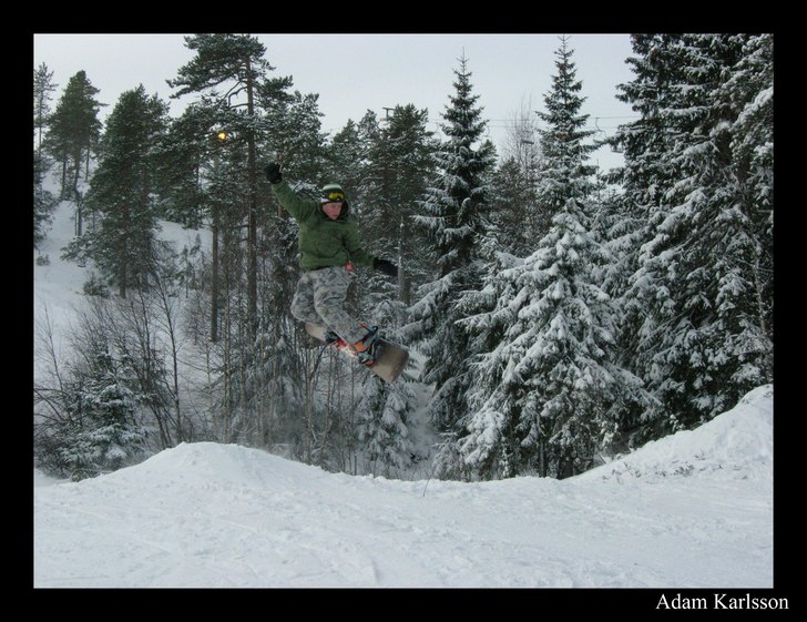 Precis efter en method. Foto: Rasmus Petterson. Åkare: Adam Karlsson.