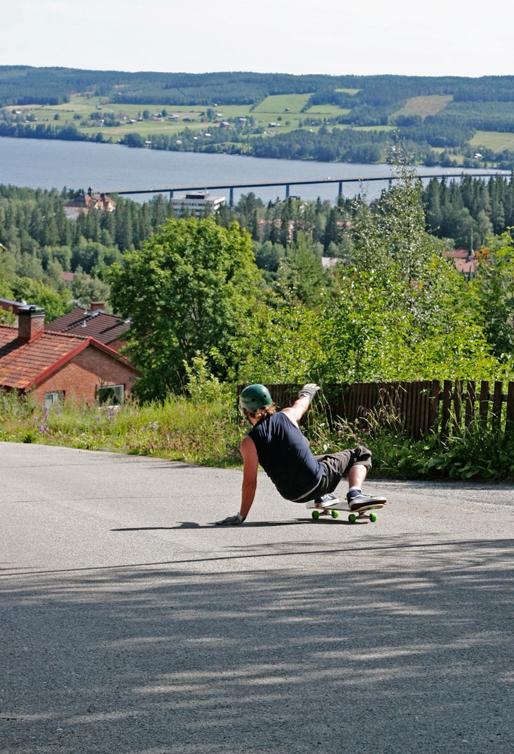 sommarslide. Foto: peppe olofsson. Åkare: anders mangs.