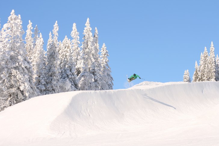 Pipen Åre en dag med grymt bra väder. Foto: Anna Lovéus. Åkare: Okänd.