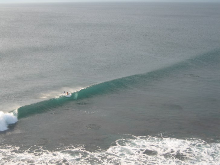 Balangans lineup from above. Foto: Johan Isaksson. Åkare: Okänd.