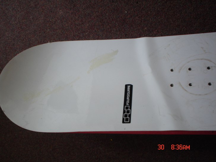 sa har naturen tagit ut sin ratt och knackt min br. Foto: Martin loov. Åkare: min snowboard.