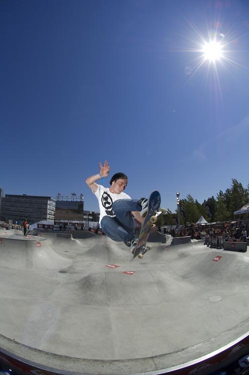 Förra helgen avgjordes Quiksilver Bowlriders i st. Foto: Jesper Molin (www.jespermolin.se). Åkare: Ross McGouran.
