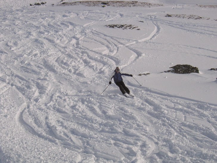 Uppåkt i Sportgastein. Foto: Nils Bengtsson. Åkare: Jag.