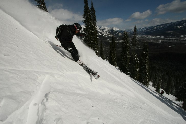 Härlig dag med sol og lite nysnö.. Foto: Jonas. Åkare: Rasmus Hjortevang.